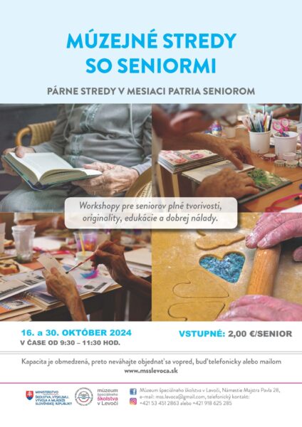 Múzejné stredy so seniormi November